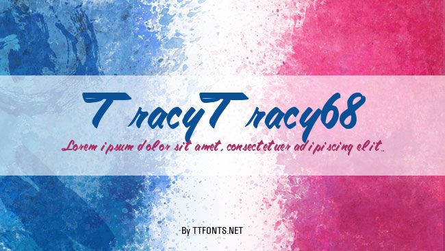 TracyTracy68 example