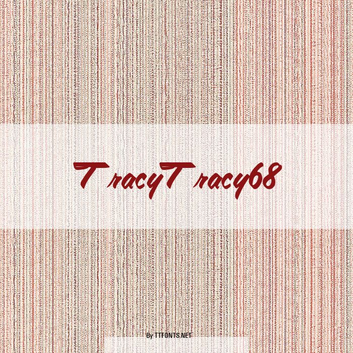 TracyTracy68 example