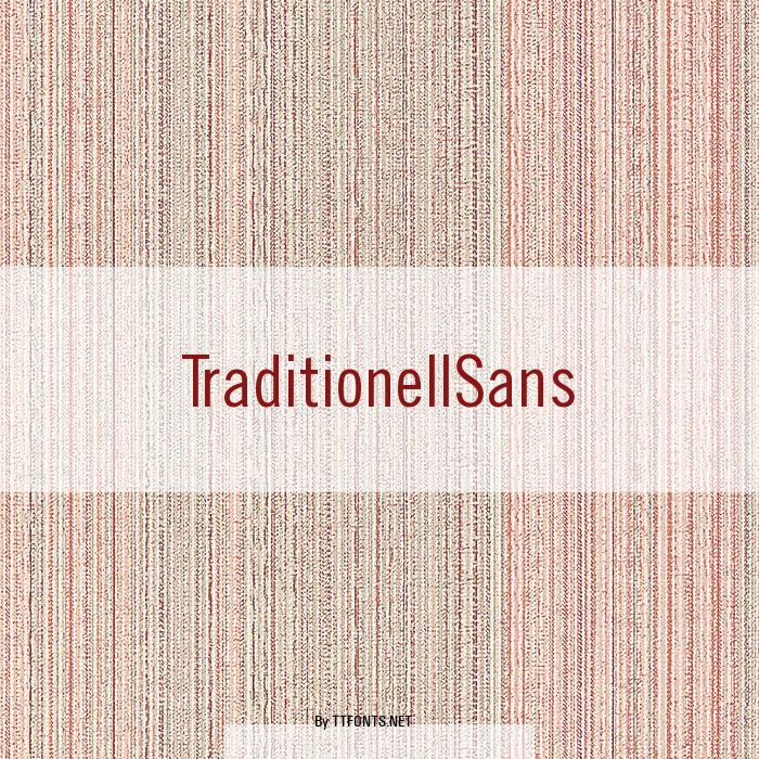 TraditionellSans example