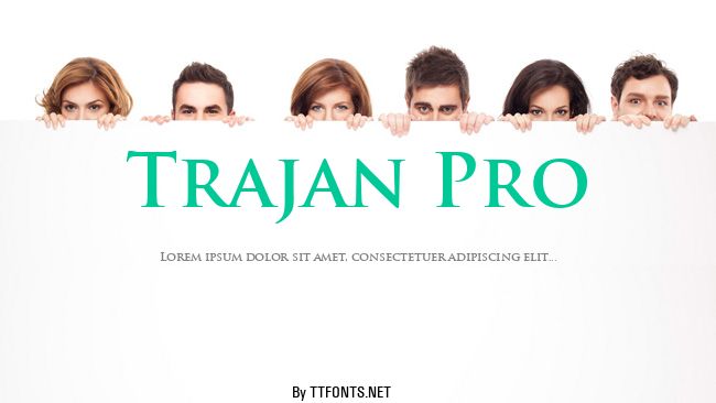 Trajan Pro example