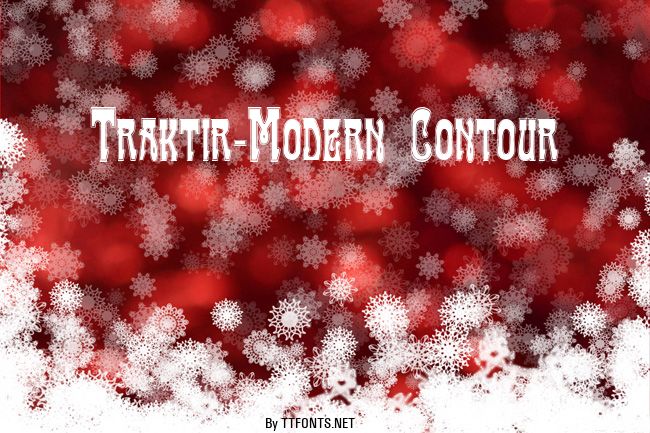 Traktir-Modern Contour example