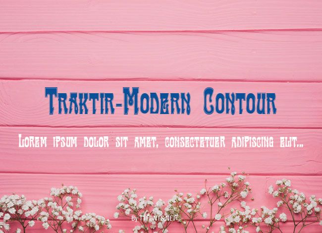 Traktir-Modern Contour example