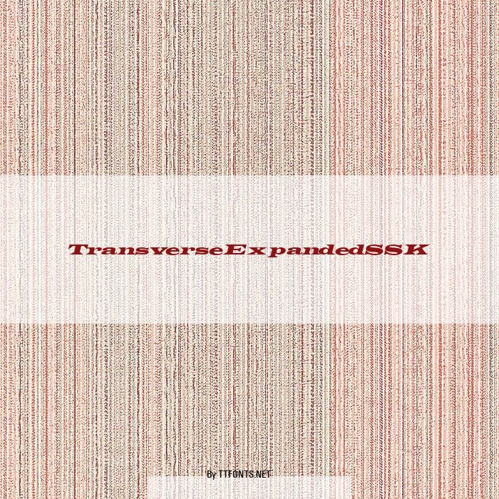 TransverseExpandedSSK example