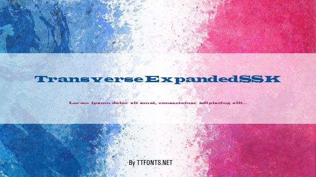 TransverseExpandedSSK example
