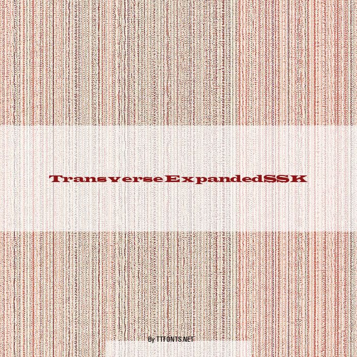 TransverseExpandedSSK example