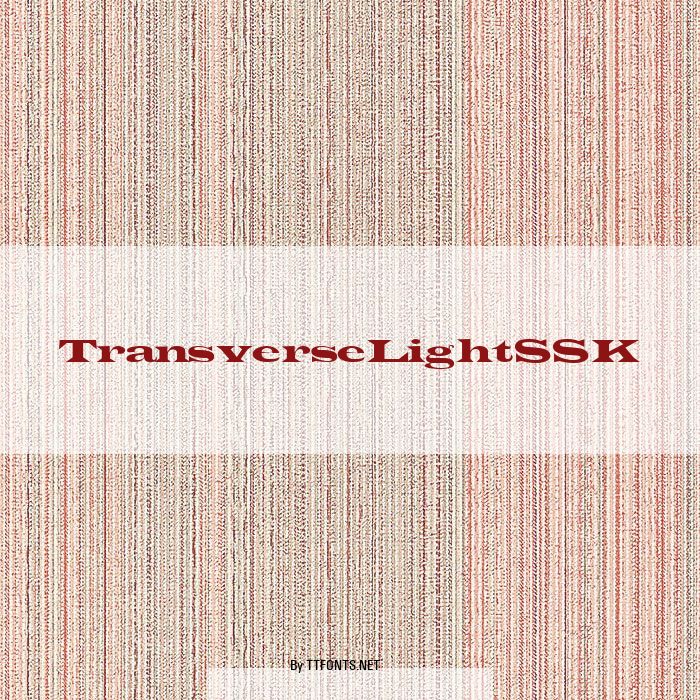TransverseLightSSK example