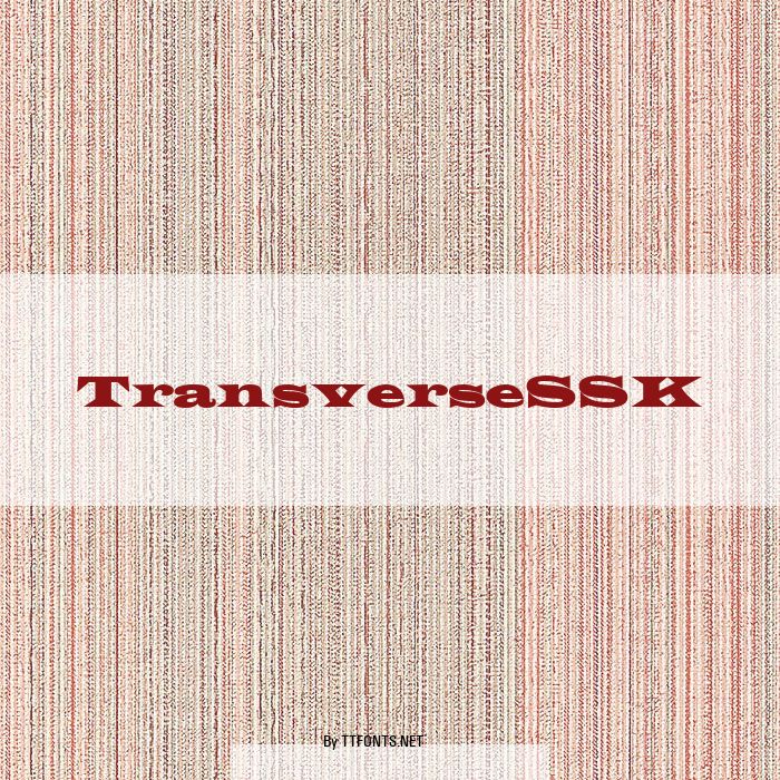 TransverseSSK example