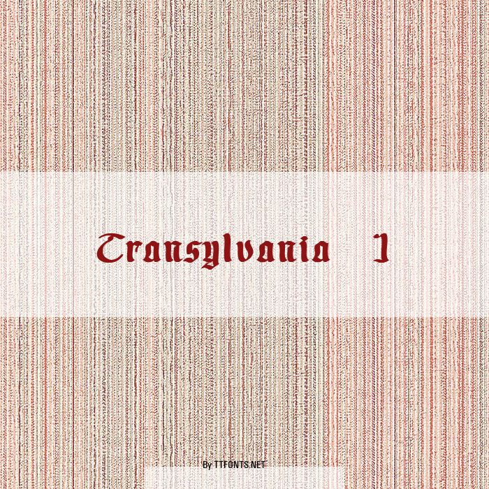 Transylvania 1 example