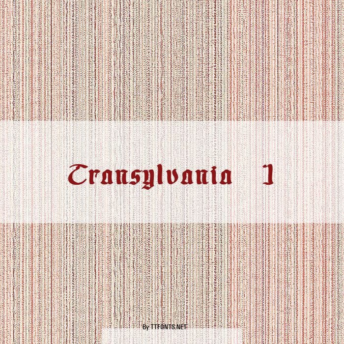 Transylvania 1 example