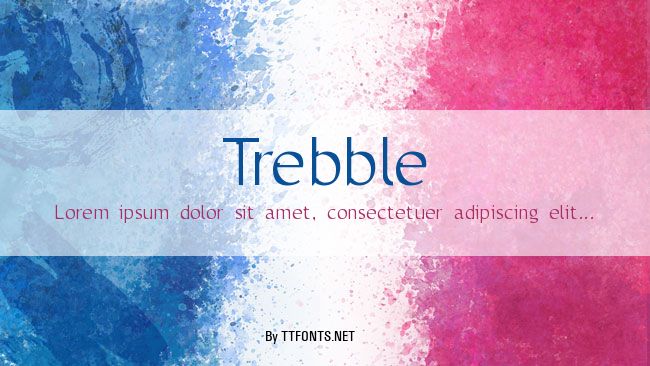 Trebble example