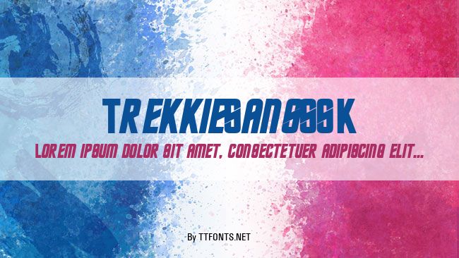 TrekkieSansSSK example