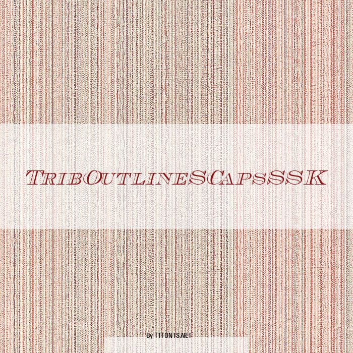 TribOutlineSCapsSSK example