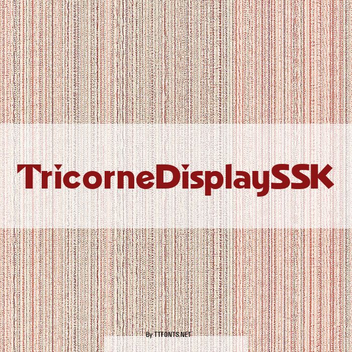 TricorneDisplaySSK example