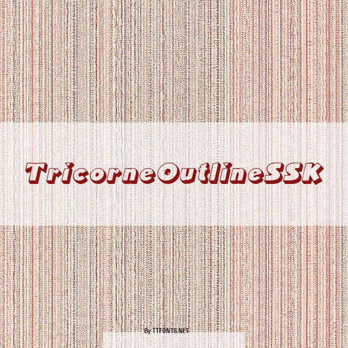 TricorneOutlineSSK example