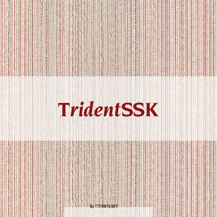 TridentSSK example