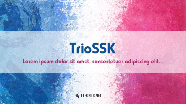 TrioSSK example