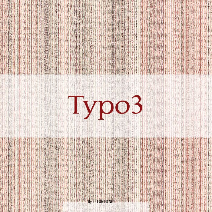 Typo3 example