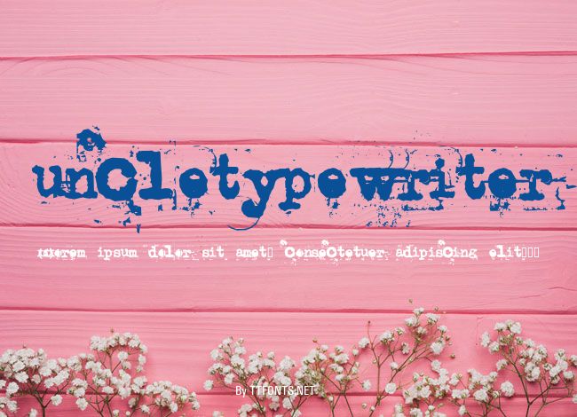 uncletypewriter example