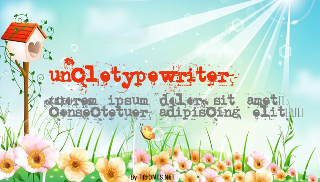 uncletypewriter example
