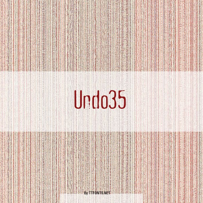 Undo35 example