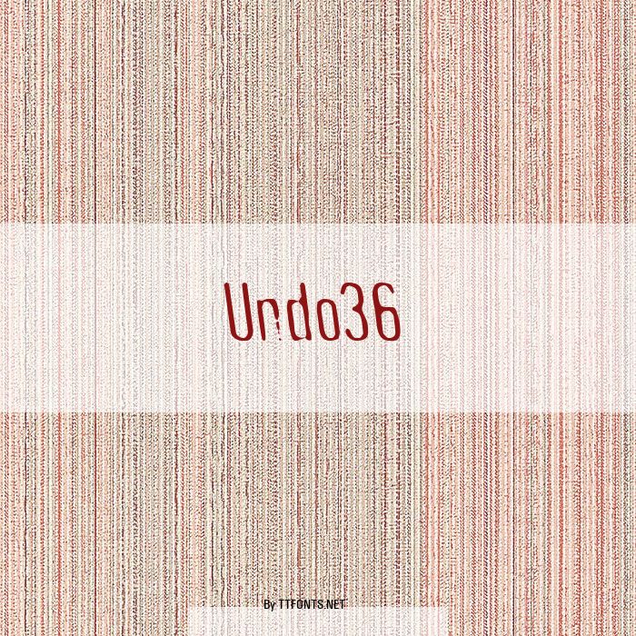 Undo36 example