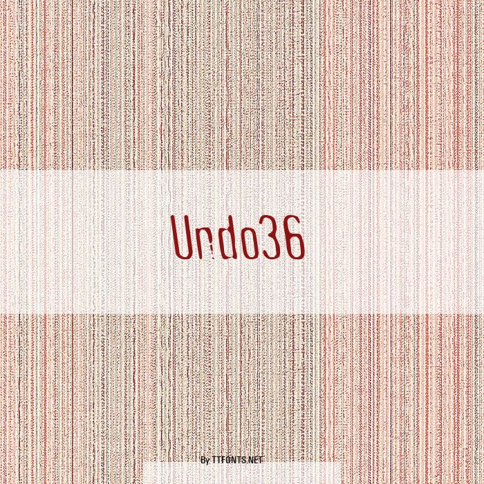 Undo36 example