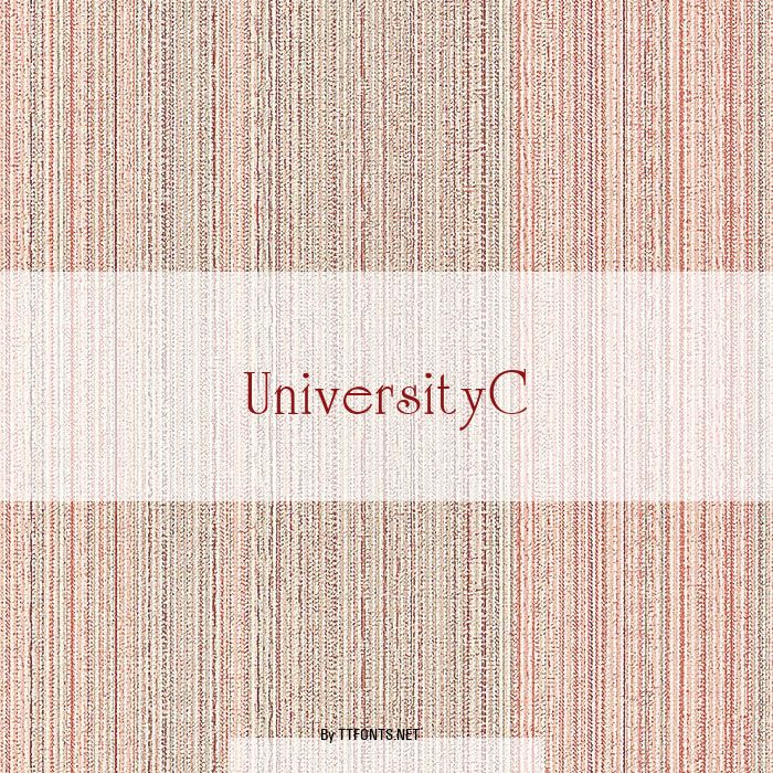UniversityC example