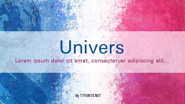 Univers example