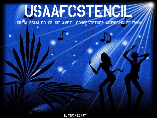 USAAF_Stencil example