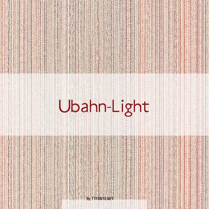 Ubahn-Light example