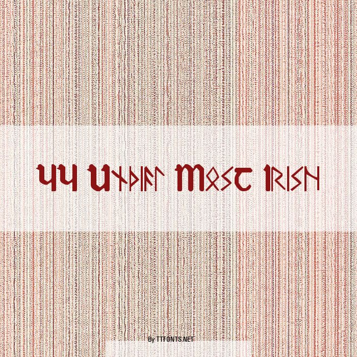 YY Uncial Most Irish example