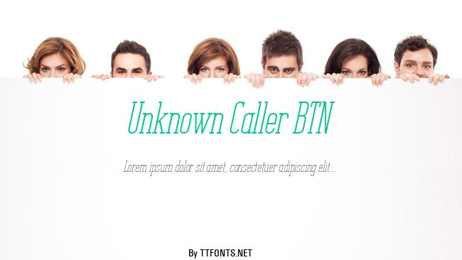 Unknown Caller BTN example