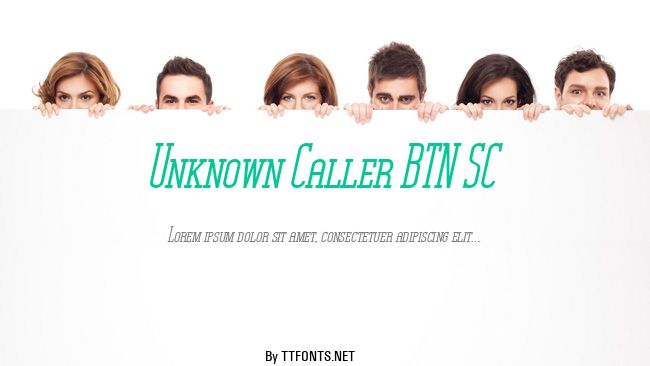 Unknown Caller BTN SC example