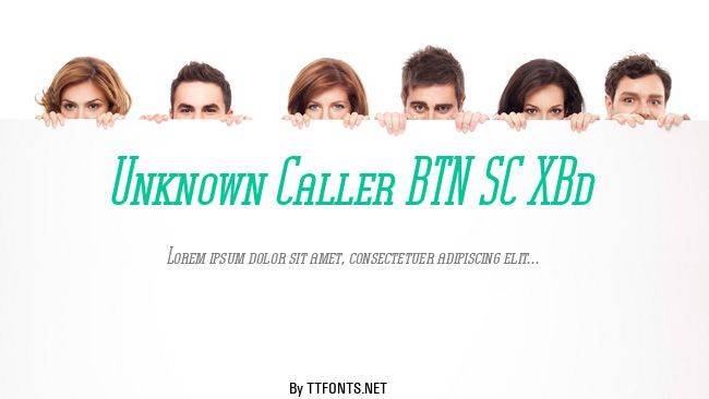 Unknown Caller BTN SC XBd example