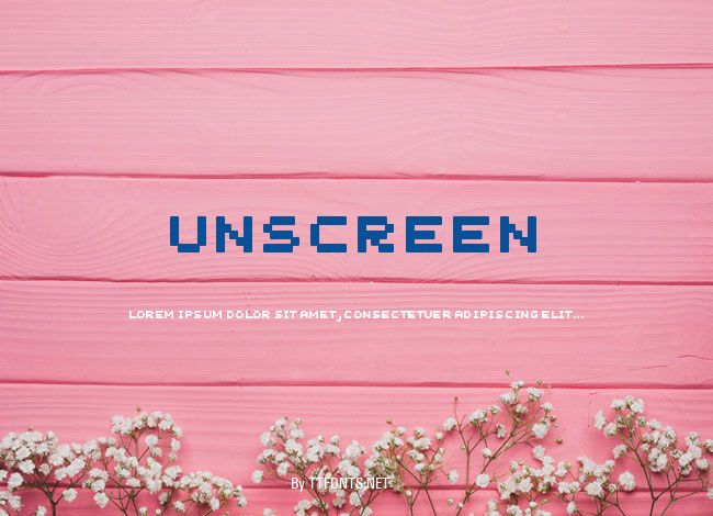 Unscreen example