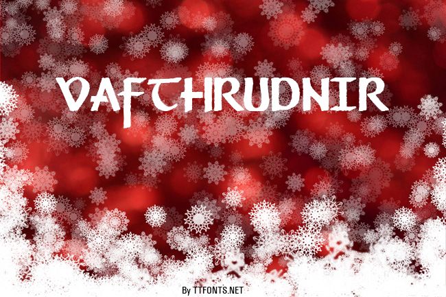 Vafthrudnir example