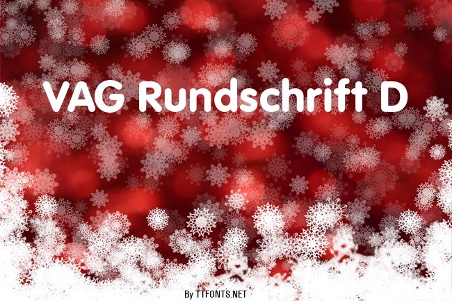 VAG Rundschrift D example