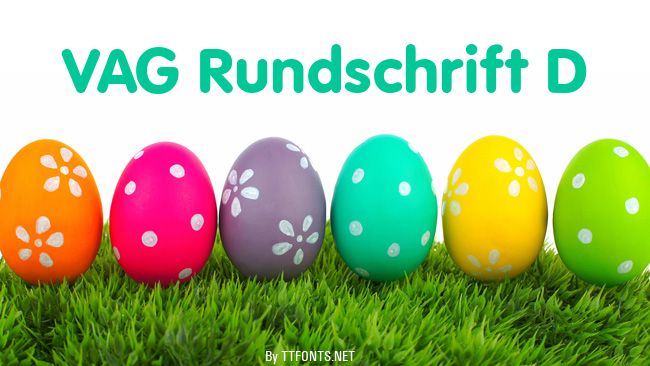 VAG Rundschrift D example
