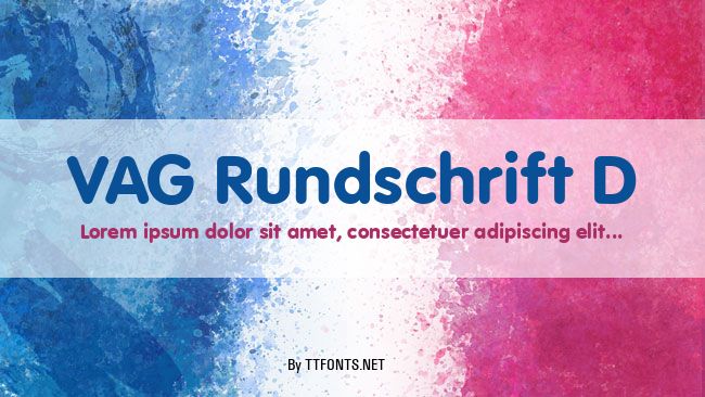 VAG Rundschrift D example