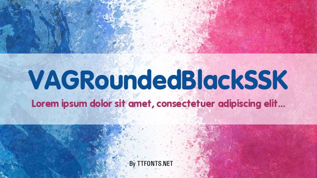 VAGRoundedBlackSSK example