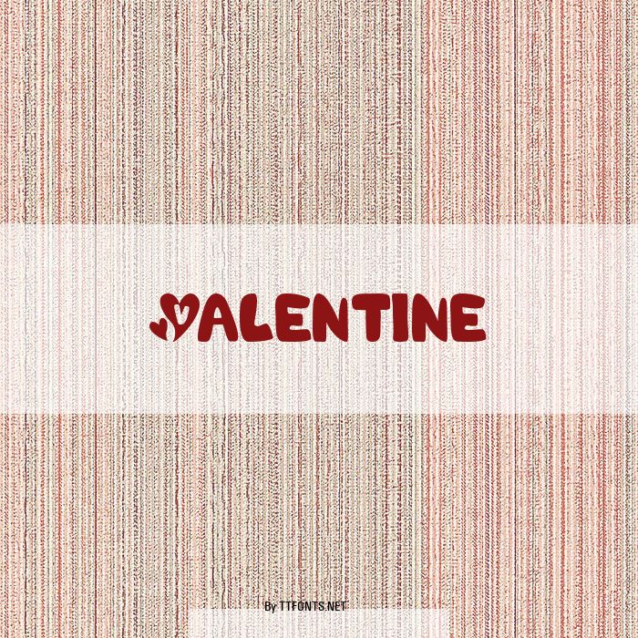 Valentine example