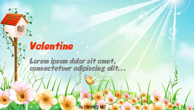 Valentine example