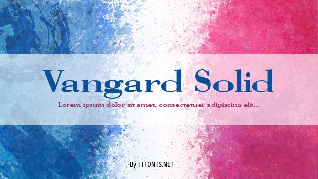 Vangard Solid example