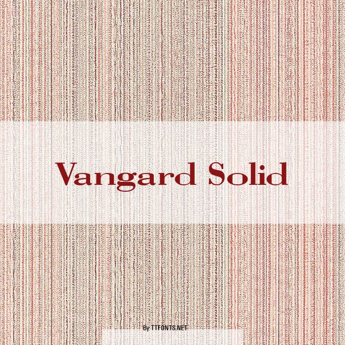 Vangard Solid example