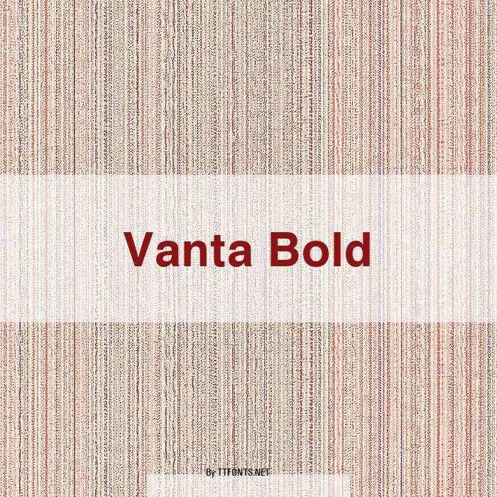 Vanta Bold example