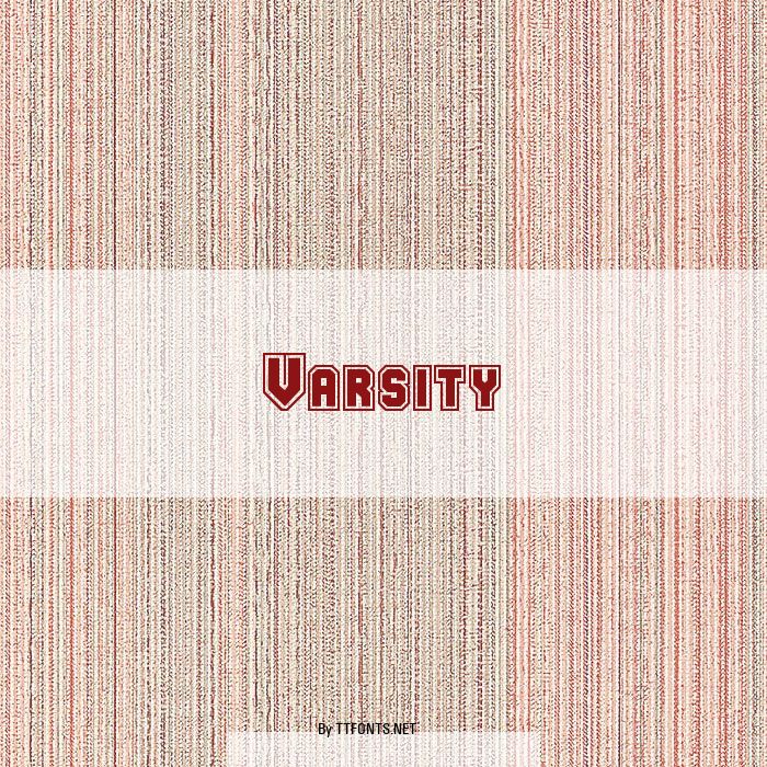 Varsity example