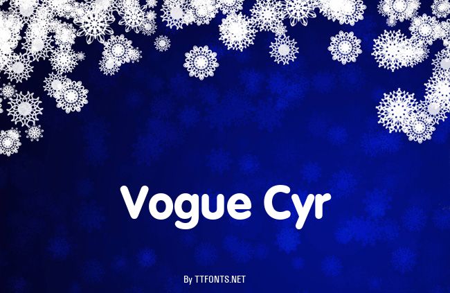 Vogue Cyr example