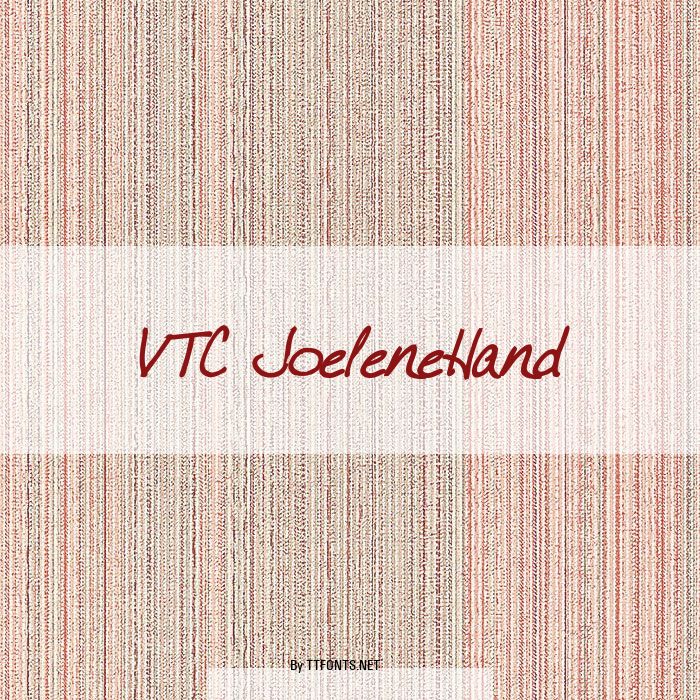 VTC JoeleneHand example