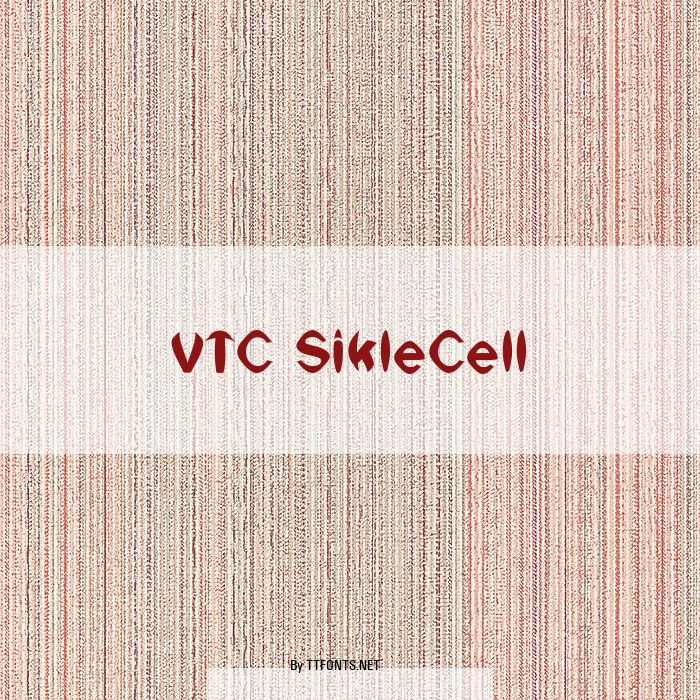 VTC SikleCell example