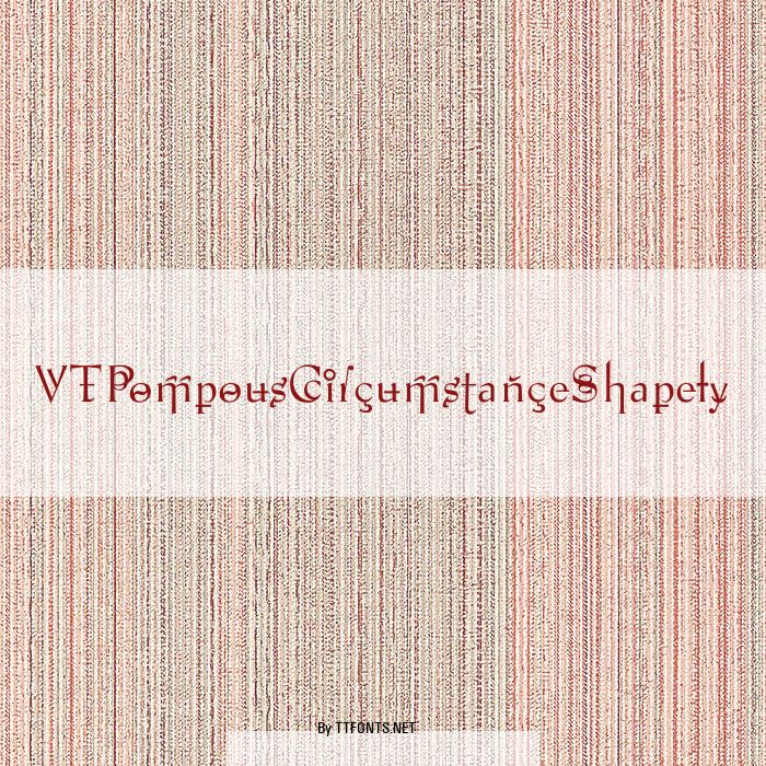 VTPompousCircumstanceShapely example